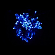 Новогоднее украшение Snowhouse Световой занавес мигающий 925 синих светодиодов 25 нитей уличный OLDCL925-TB-E-F