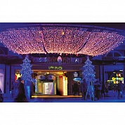 Новогоднее украшение Snowhouse Световой занавес 925 белых светодиодов 25 нитей уличный OLDCL925-TW-E-S