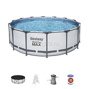 Каркасный прямоугольный бассейн Bestway 5612X Steel Pro Max 427х122см