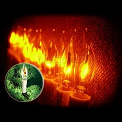 Новогоднее украшение Snowhouse Гирлянда мерцающие свечи 16 ламп IE12-04016