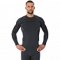 Термобельё Brubeck Thermo Nilit Heat LS13040 футболка мужская с длинным рукавом чёрная