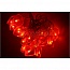Новогоднее украшение Snowhouse Гирлянда  сердечки 20 красных микролампочек  BLD020W-SB