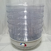 Сушилка для овощей и фруктов Ветерок-2 6 прозрачных поддонов увеличенный объем Спектр-Прибор ЭСОФ-2-0,6/220 с терморегулятором и вентилятором