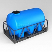 Емкость ЭкоПром H 3000 литров в обрешетке для воды