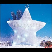 Новогоднее украшение Snowhouse Звездочка с синими светодиодами на батарейках MH60233J44