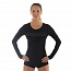 Термобельё Brubeck Comfort Wool LS12150 футболка с длинным рукавом женская чёрная