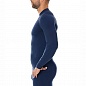 Термобельё Brubeck Thermo Nilit Heat LS13040 футболка мужская с длинным рукавом синяя
