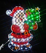 Новогоднее украшение Snowhouse Санта-Клаус 60 разноцветных светодиодов LDYGB60SA-1W