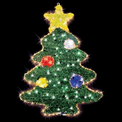 Новогоднее украшение Snowhouse Елочка 49 разноцветных светодиодов YY100223K