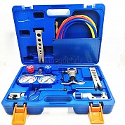Набор инструментов VALUE VTB-5B-II (в кейсе: коллектор для R22,R134A,R407C,R404A; шланги; вальцовка с дюймовкой и метрической плашкой; 2 трубореза; ример)