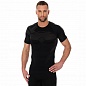 Термобельё Brubeck Dry комплект мужской футболка с коротким рукавом чёрно-графитовый
