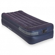 INTEX 66706  надувная кровать высокая с подголовником  (с насосом 220В)