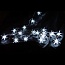 Новогоднее украшение Snowhouse Гирлянда снежинки 20 белых светодиодов LD020W-AY/SF