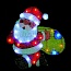 Новогоднее украшение Snowhouse Санта-Клаус с мешком PKQE08SW32/1