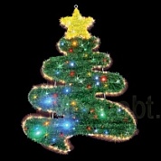 Новогоднее украшение Snowhouse  Елочка 70 разноцветных светодиодов YY100223A